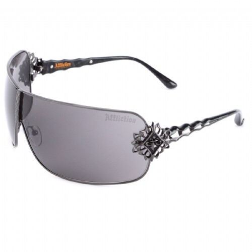 Affliction Sunglasses Boomer Black Pewter with Case Tag and Box