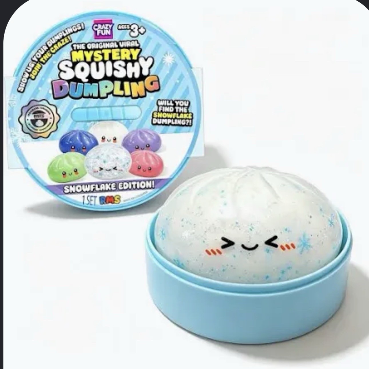 CONFIRMED RARE RMS SNOWFLAKE DUMPLING, sealed CONFIRMED RARE RMS SNOWFLAKE DUMPLING, sealed