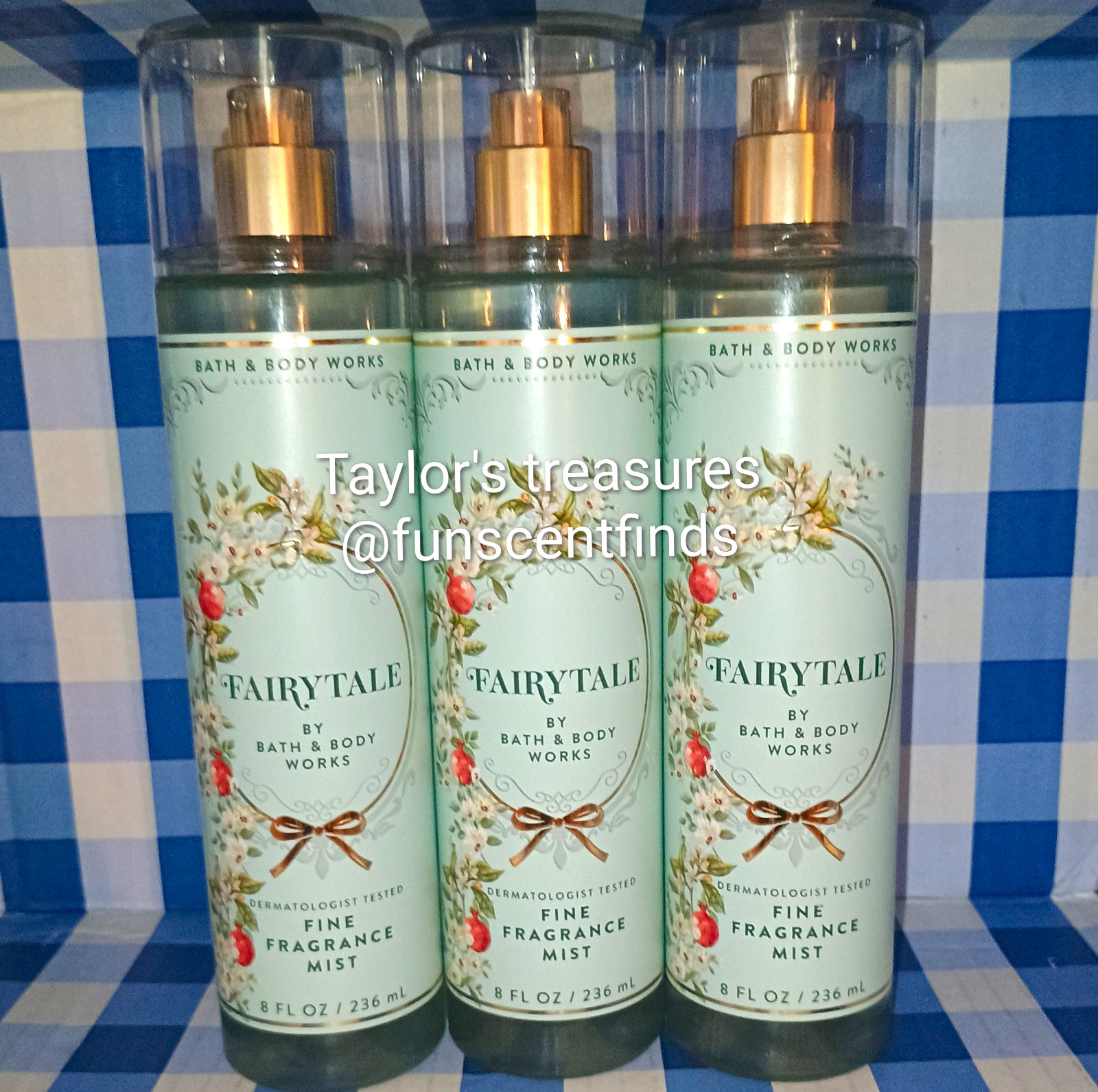 Bath & Body Works Fairytale Fine Fragrance Mist Set Of 3
