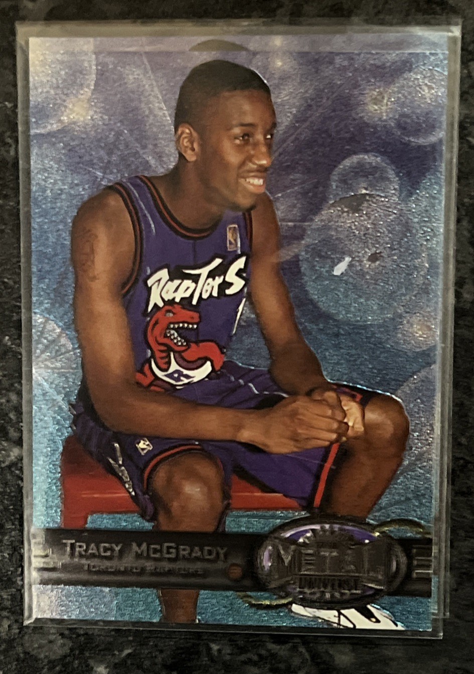 1997-98 Fleer Metal Universe Tracy McGrady HOF RC #42 Toronto Raptors