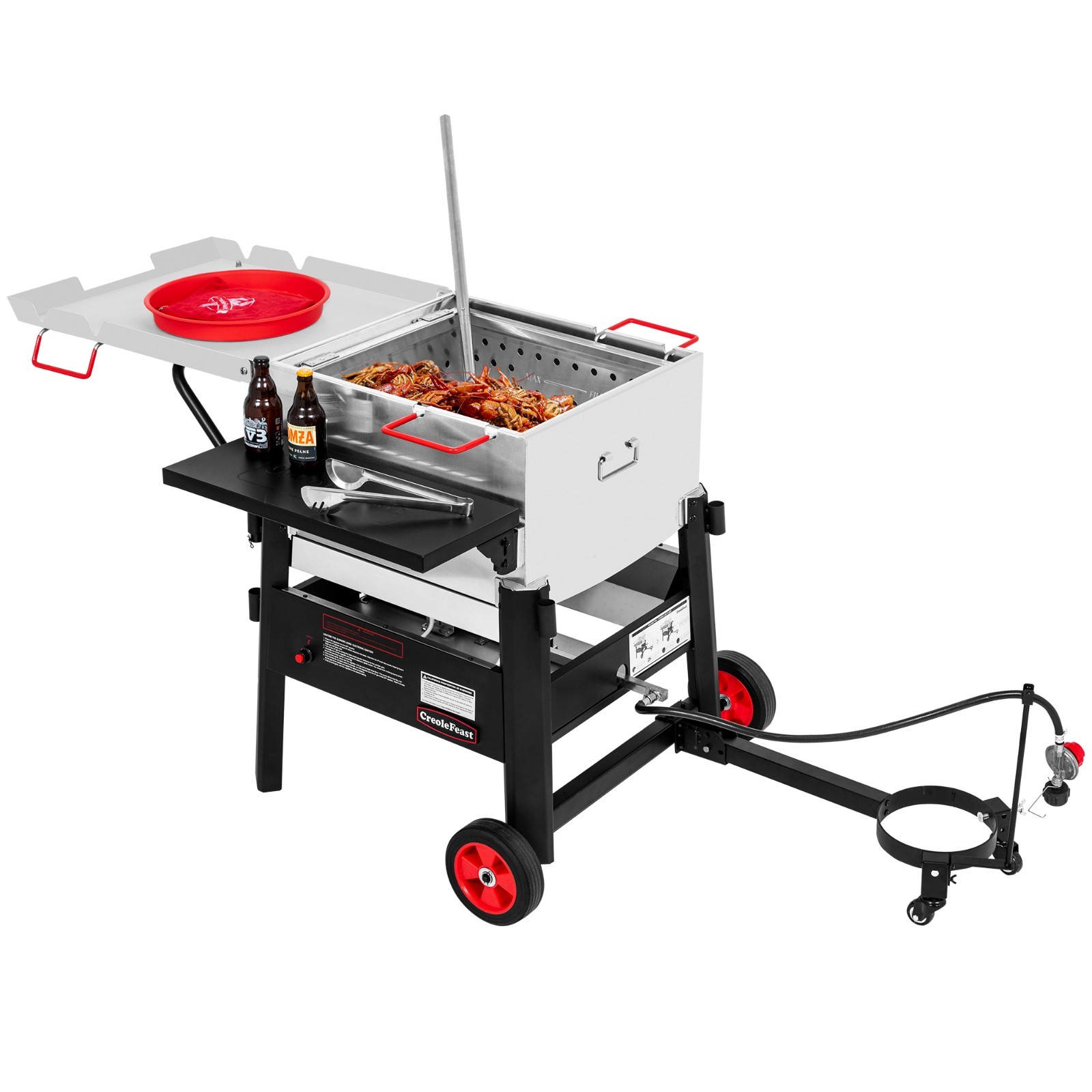 Creole Feast 90 QT Crawfish Boiler Outdoor Stove Propane Gas Seafood Cooker