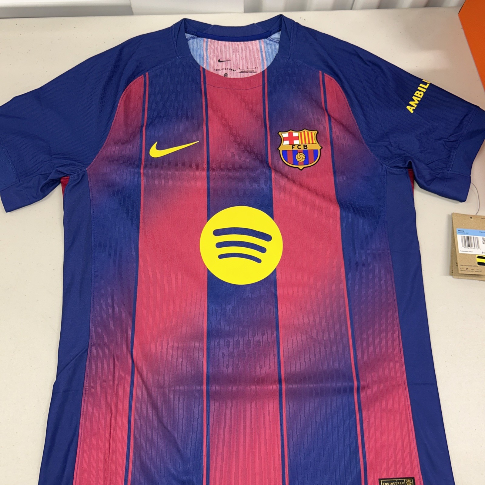 New Men’s Size Medium NIKE F.C. BARCELONA 2026 HJ4544 457 Player Edition