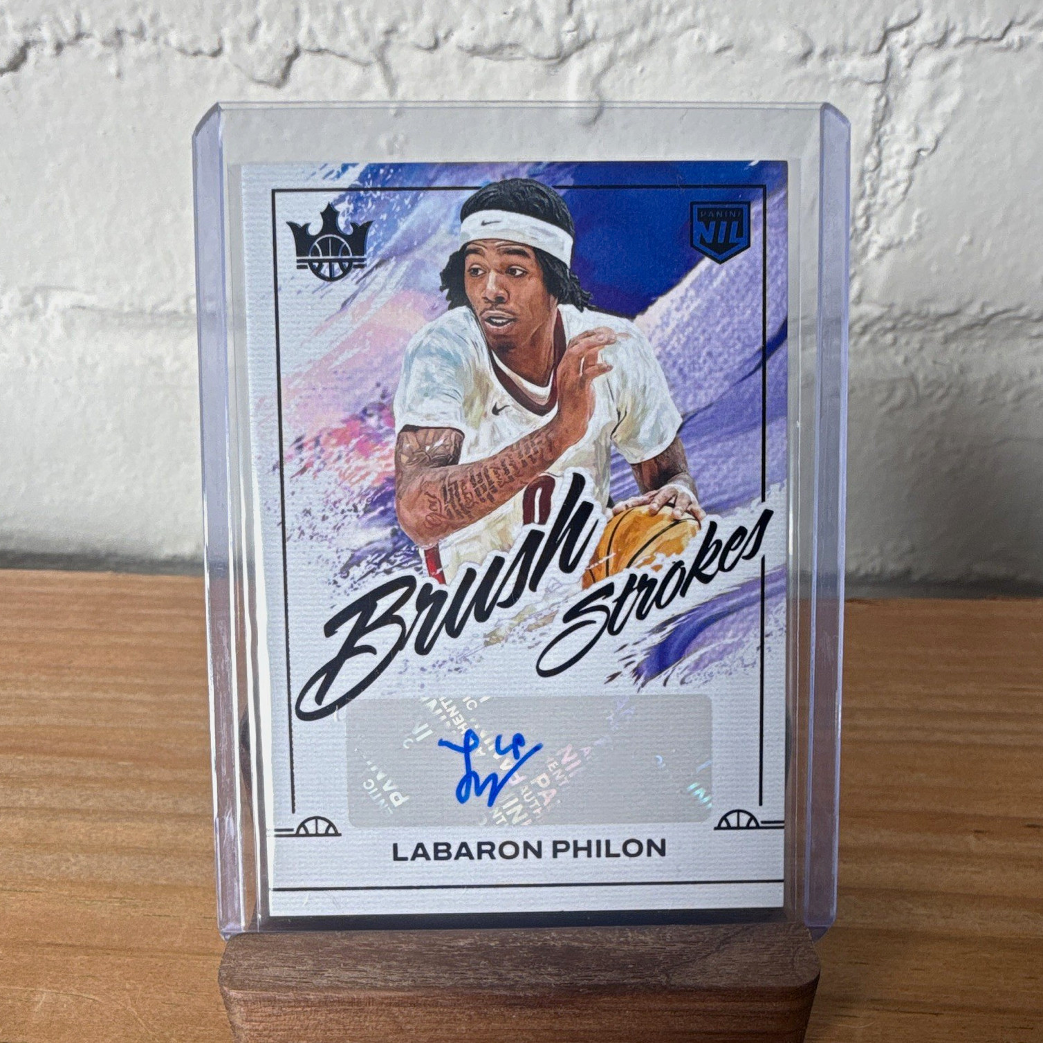 Panini 2025-26 Court Kings Labaron Philon Alabama Brush Strokes BST-LPA Auto 2/8 Panini 2025-26 Court Kings Labaron Philon Alabama Brush Strokes BST-LPA Auto 2/8