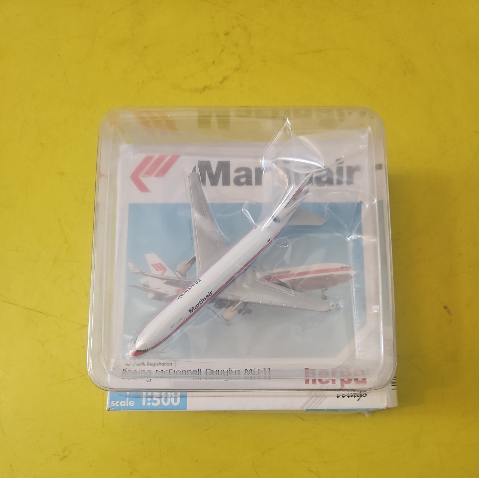 Herpa Wings Martinair Boeing MD-11 McDonnell Douglas 1:500 Plane new Open box. Herpa Wings Martinair Boeing MD-11 McDonnell Douglas 1:500 Plane new Open box.