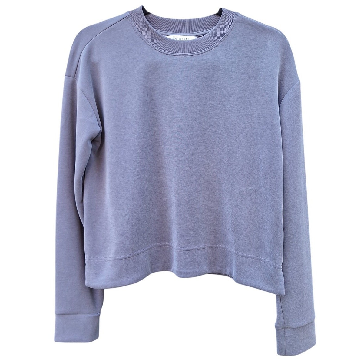 Athleta NEW seasoft crewneck sweatshirt gray super soft modal blend cozy lounge Athleta NEW seasoft crewneck sweatshirt gray super soft modal blend cozy lounge