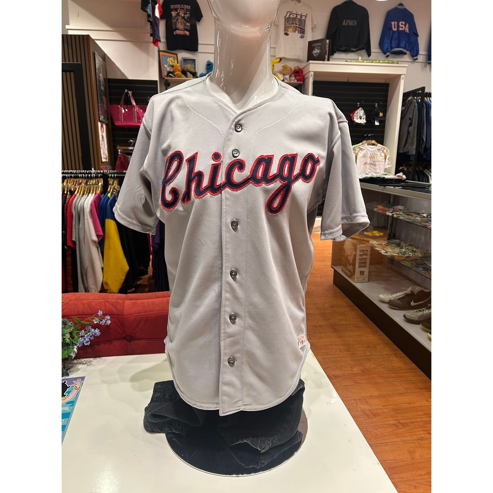 Chicago Cubs 80s/90s Rawlings Tag Vintage Baseball Jersey Size Large