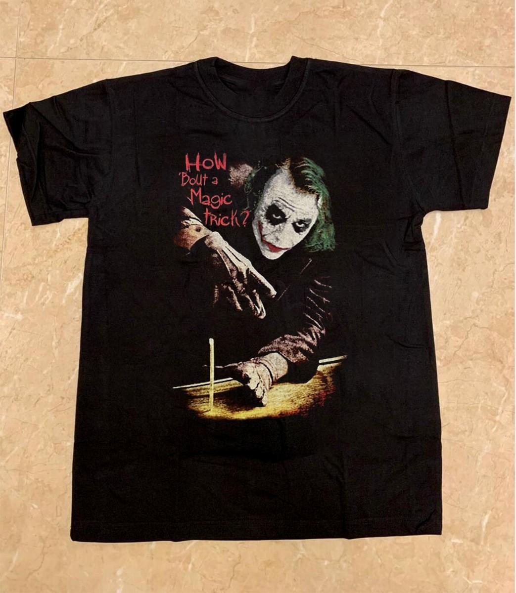 Vintage The Dark Night How Bout A Magic Trick Movie  Unisex S-5XL Shirt ILS154