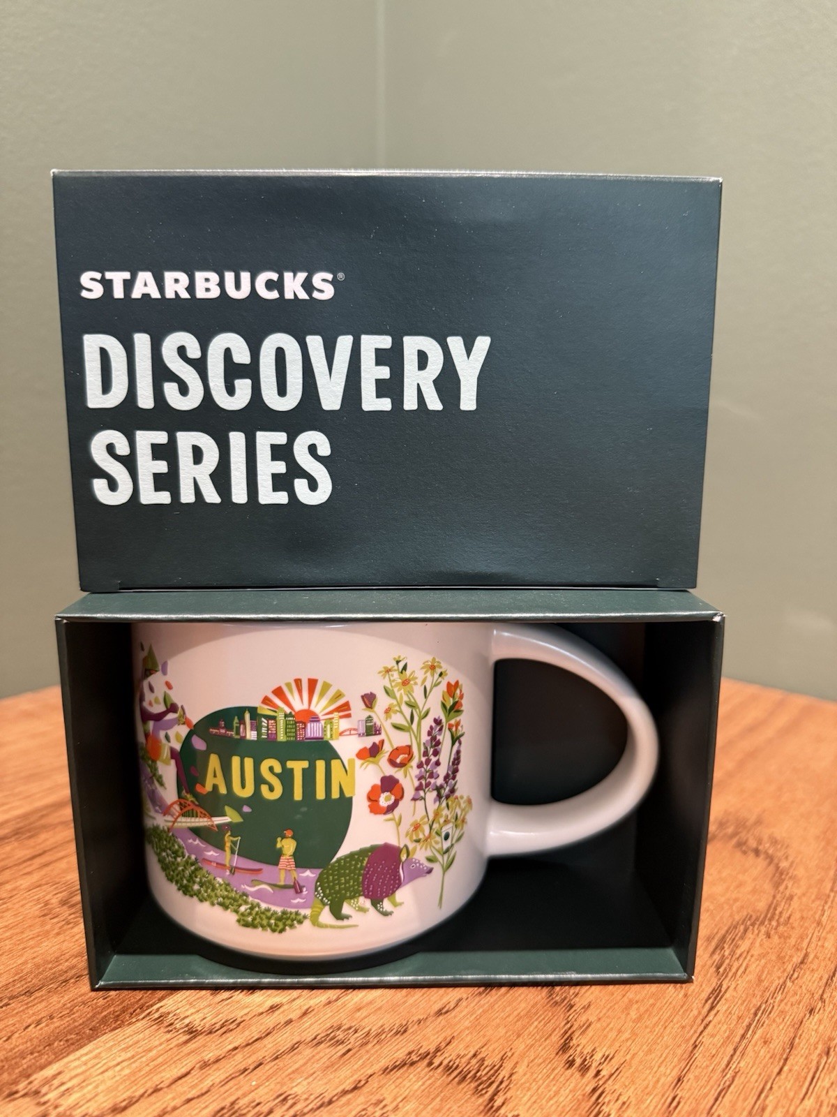 Starbucks AUSTIN, Texas 14oz Mug, “Discovery “ series, New in box Starbucks AUSTIN, Texas 14oz Mug, “Discovery “ series, New in box
