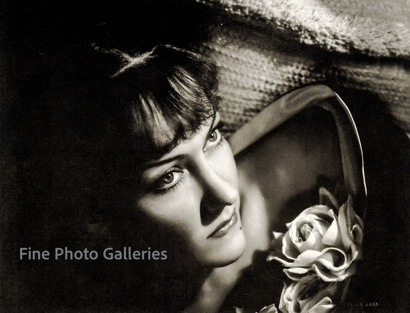 1934 Vintage GLORIA SWANSON Movie Film Actress By CLARENCE BULL Tritone Photo
