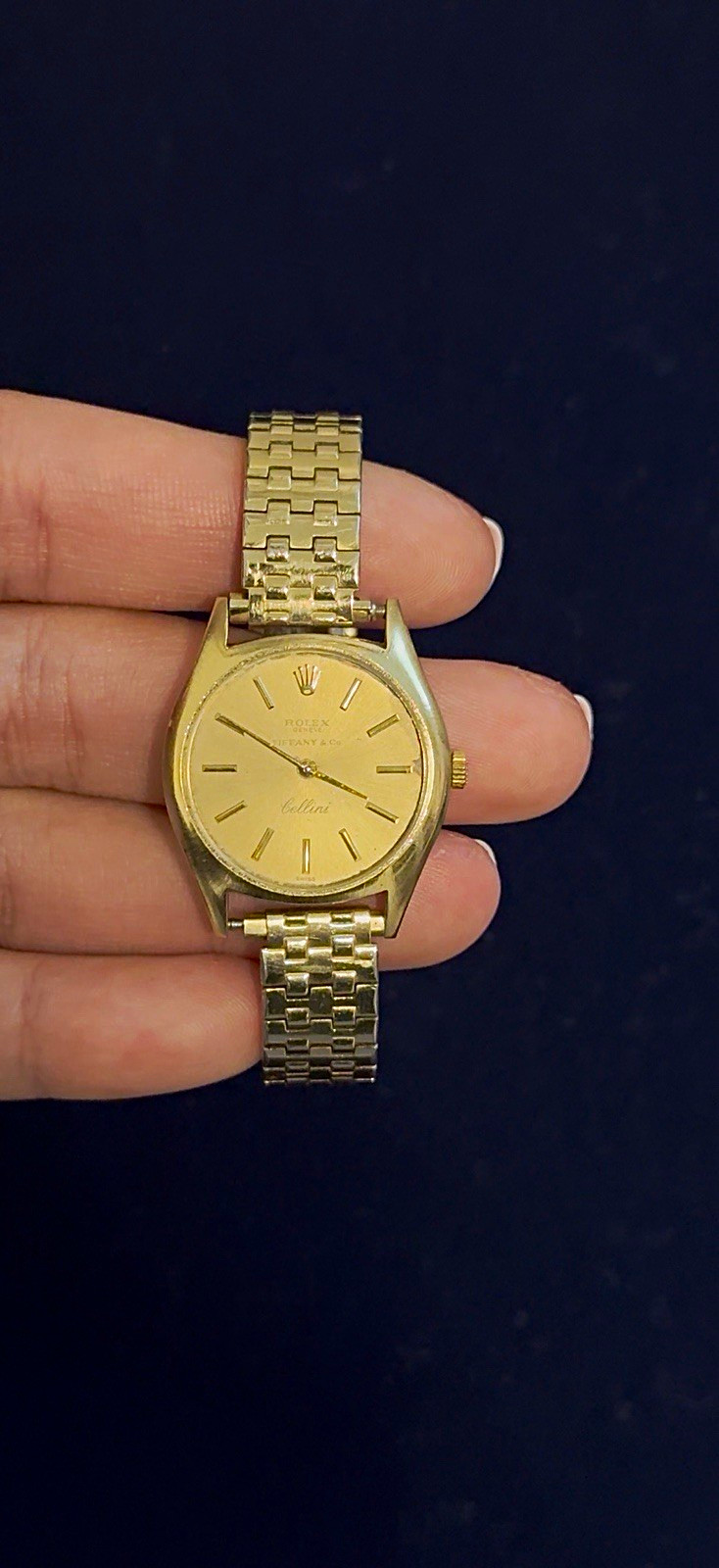 Rolex vintage Rare Tiffany & co Cellini gold watch Rolex vintage Rare Tiffany & co Cellini gold watch