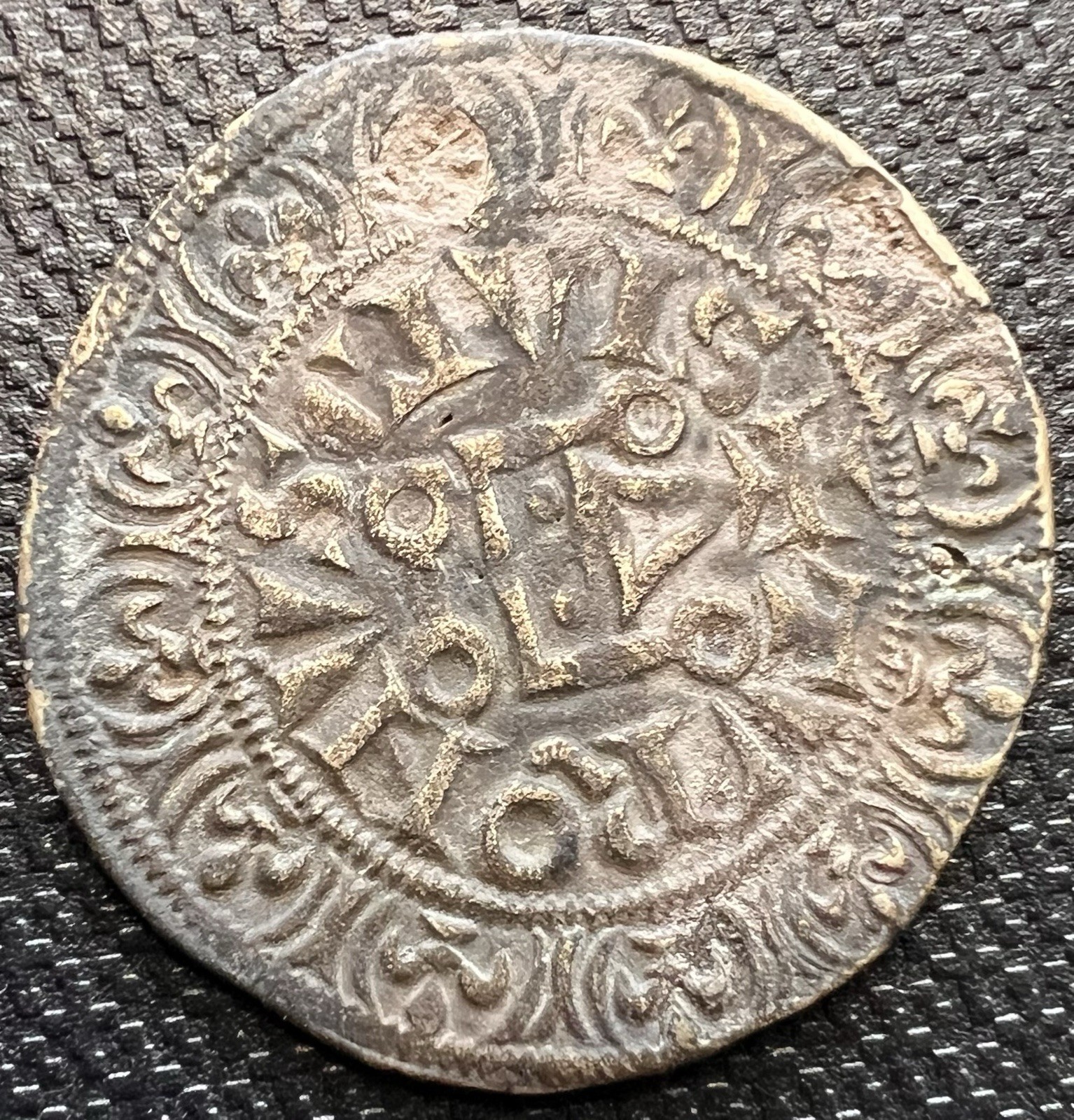 1280-1305 France Philip IV Silver Gros Tournois A l'O rond Medieval Coin 1280-1305 France Philip IV Silver Gros Tournois A l'O rond Medieval Coin