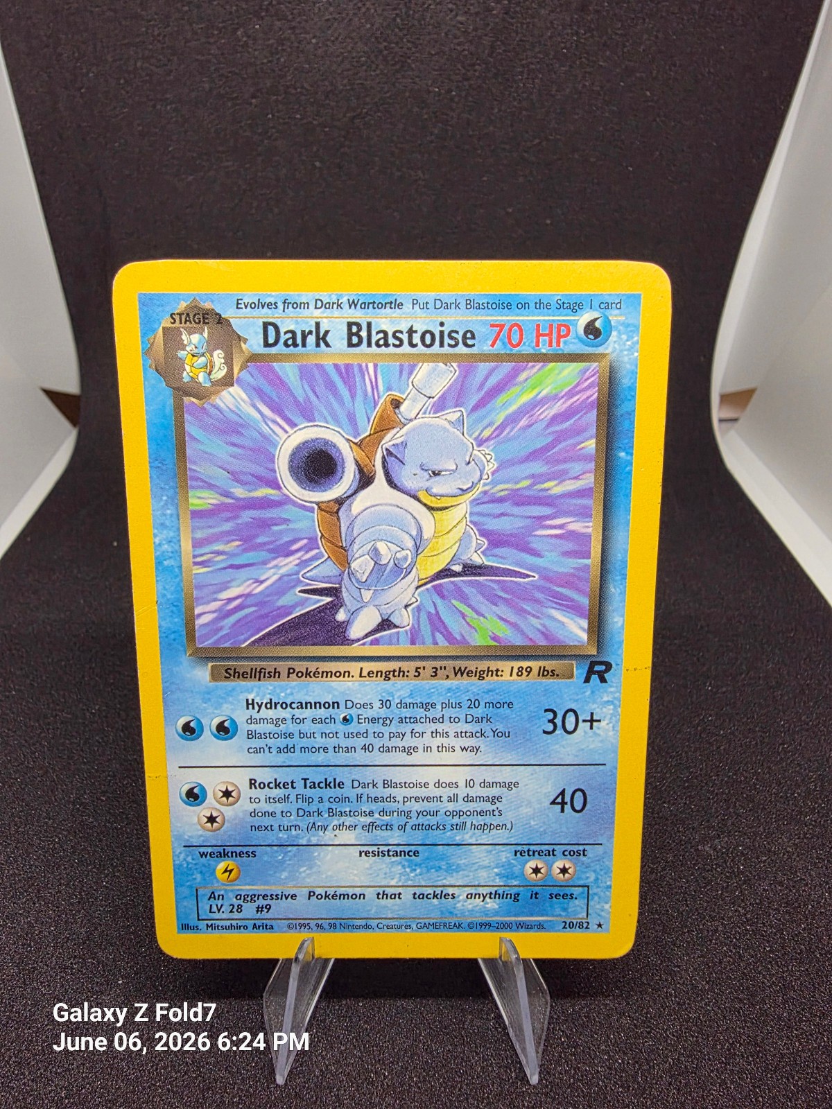 2000 Dark Blastoise 20/82 non holo 2000 Dark Blastoise 20/82 non holo