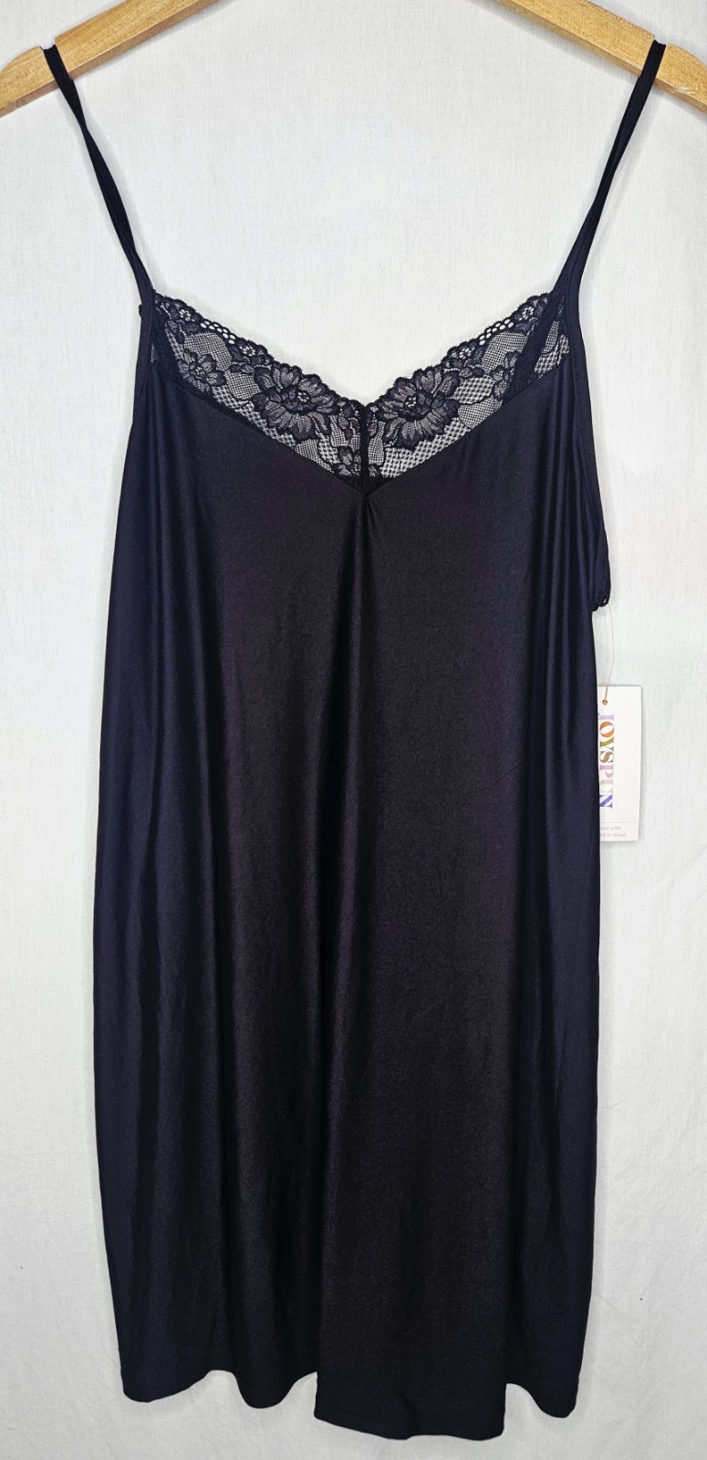 NWT Joyspun Women\'s Knit Chemise Solid Black Choose Size Large 2X 3X or 4X NWT Joyspun Women\'s Knit Chemise Solid Black Choose Size Large 2X 3X or 4X