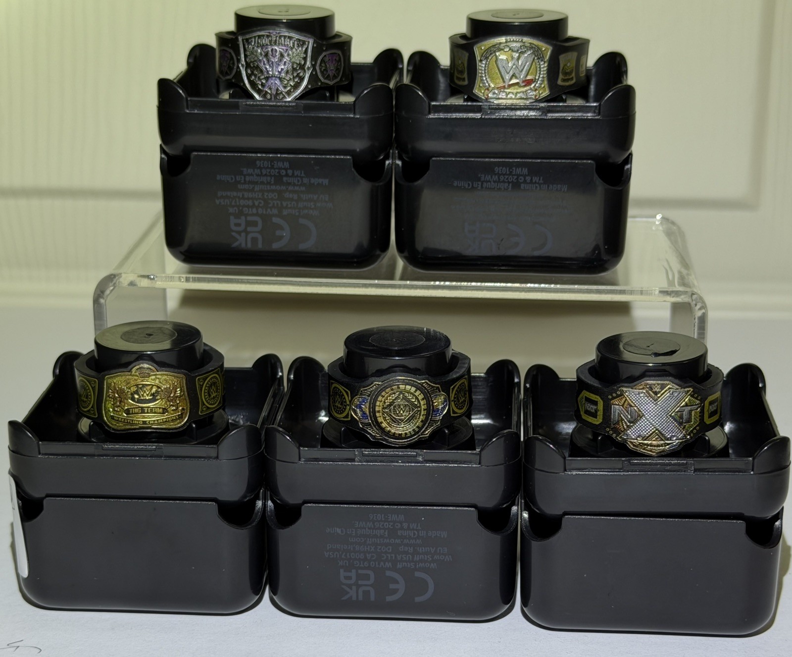 WWE Undertaker Super Rare Chase Mini Mayhem Title Belt Dynamic Collection 5 belt