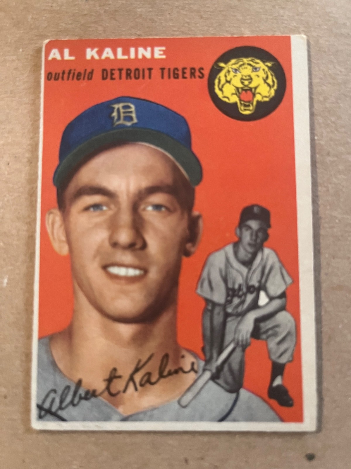 1954 Topps - Al Kaline #201 (RC) Beautiful card of legendary Detroit Tiger HOFer 1954 Topps - Al Kaline #201 (RC) Beautiful card of legendary Detroit Tiger HOFer