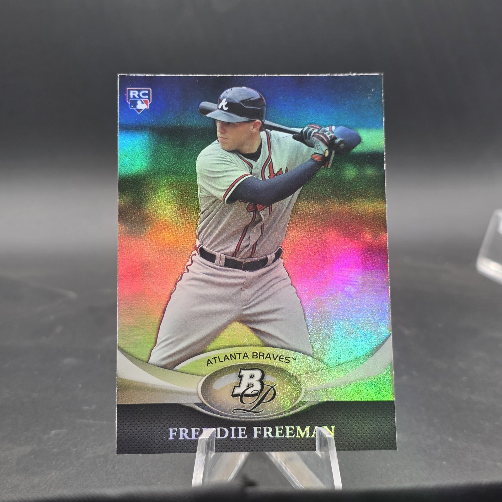 2011 Bowman Platinum - Freddie Freeman ROokie REFRACTOR. 