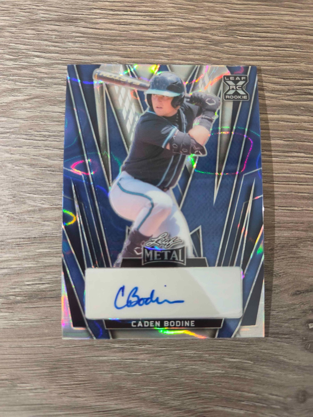 Leaf 2024 Metal Caden Bodine Rookie Auto BA-CB1 /15 Tampa Bay Rays MLB