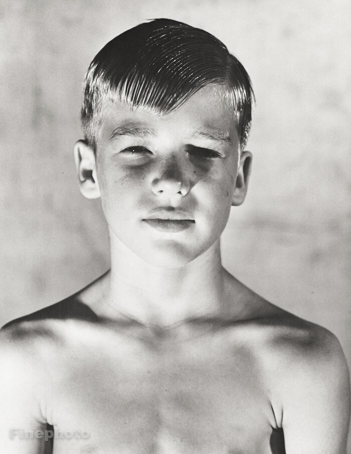 1986 Vintage BRUCE WEBER Young Male Aaron Berry Boxer Athlete Photo Art On 16X20