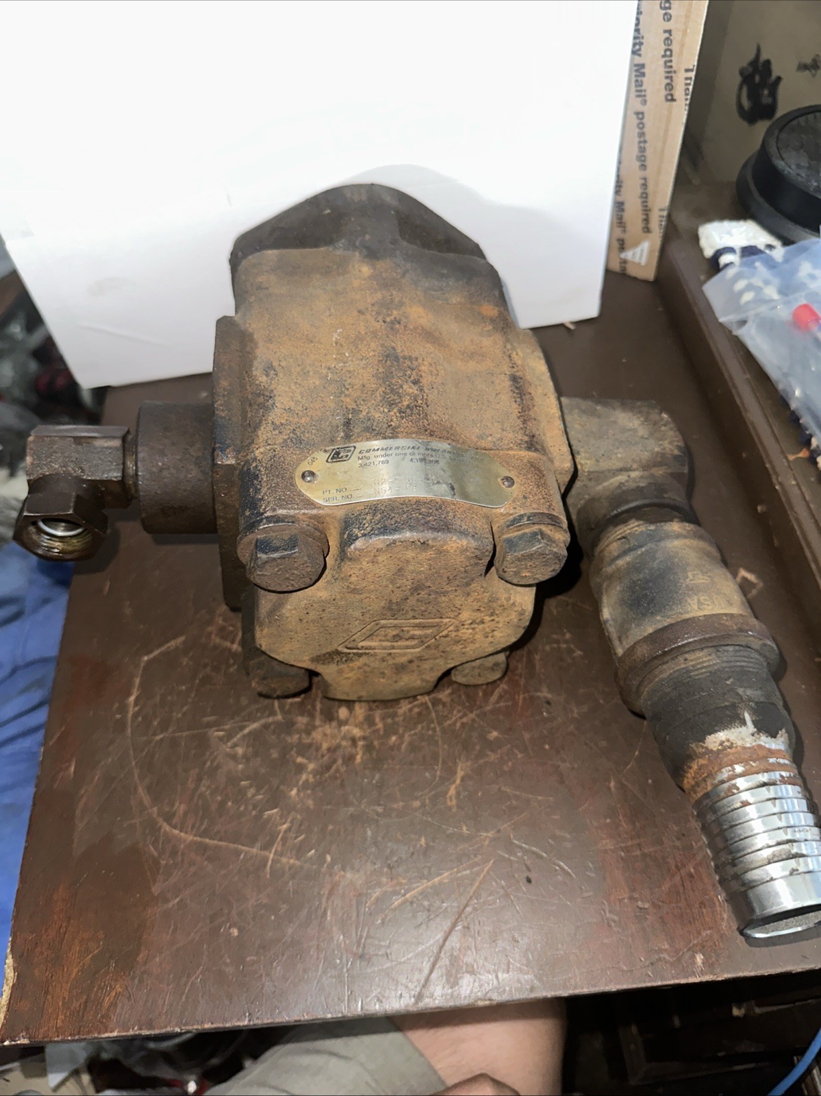 Commercial Shearing Inc. Hydraulic Pump 312-9310-473 USED UNTESTED