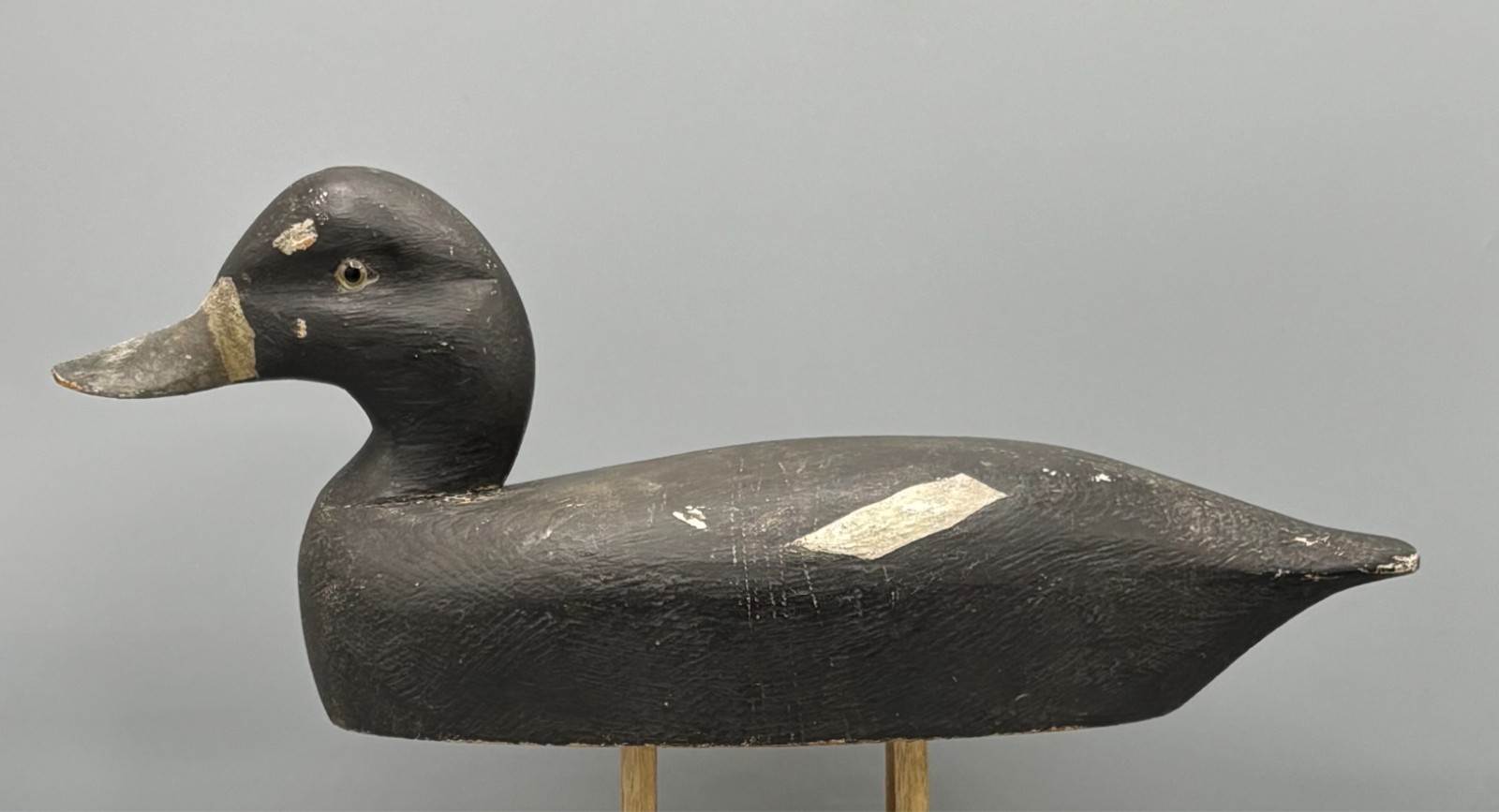 CA 1920s ***ALEX BAY*** ANTIQUE WOODEN DUCK DECOY BLUEBILL HEN IN ORIGINAL PAINT