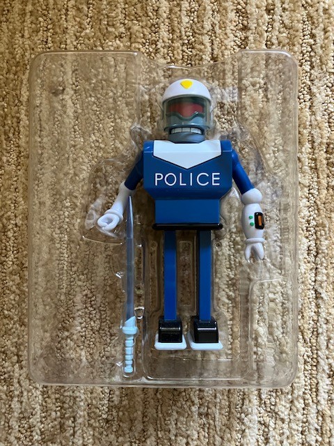 Futurama URL police officer robot figure Toynami 2009 Futurama URL police officer robot figure Toynami 2009