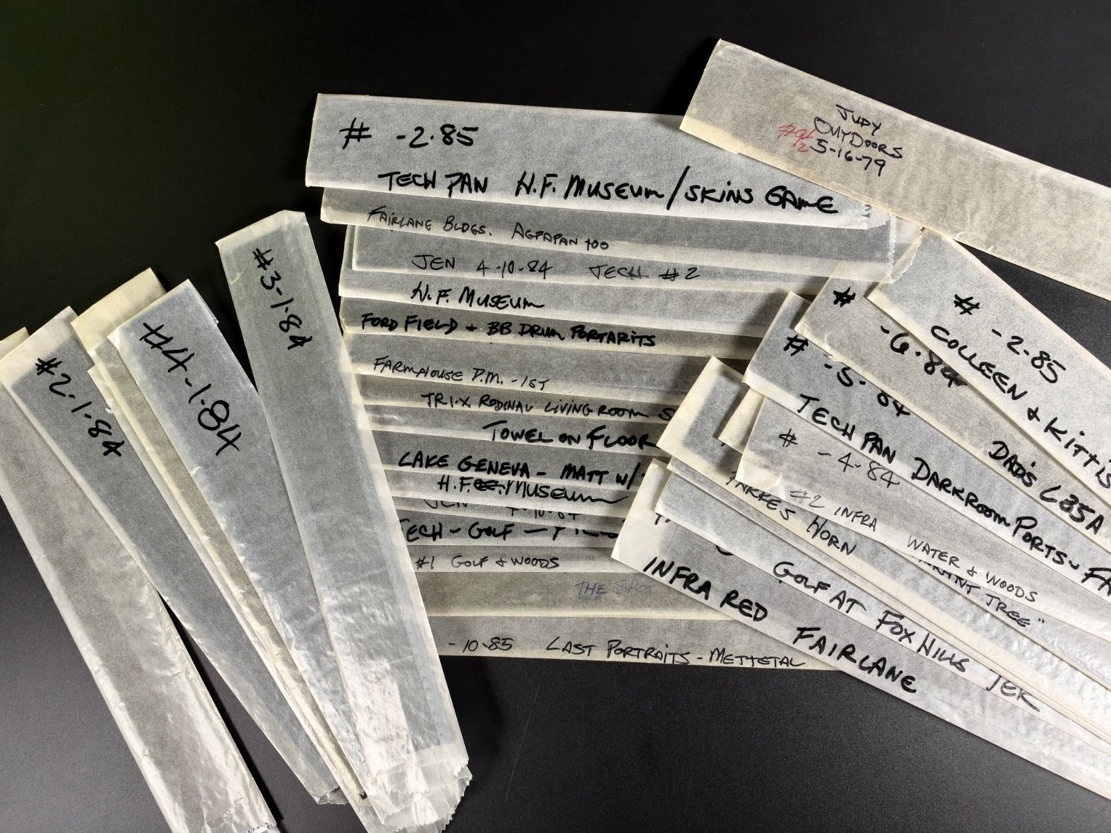 Lot of 30 rolls of 35mm film negatives-Professional Photographer Archive-1980\'s