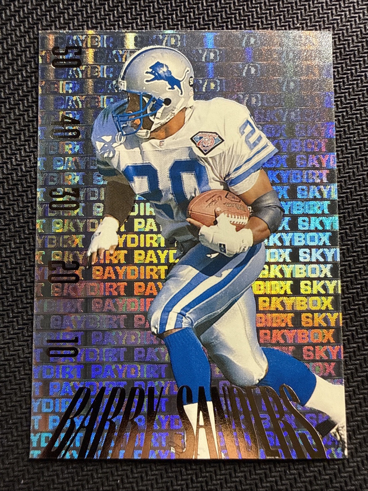 1995 SkyBox Premium #PD23 Barry Sanders Paydirt Gold 1995 SkyBox Premium #PD23 Barry Sanders Paydirt Gold