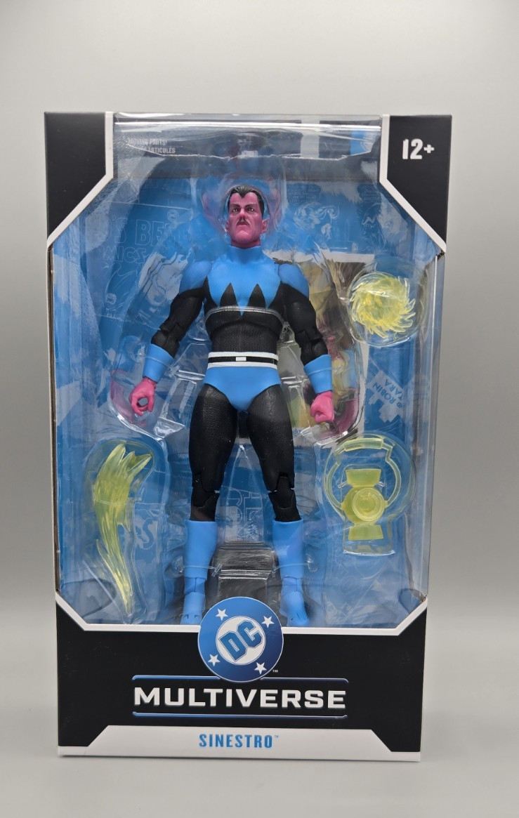 Mcfarlane DC Multiverse DC Classic Sinestro MISB Case Fresh