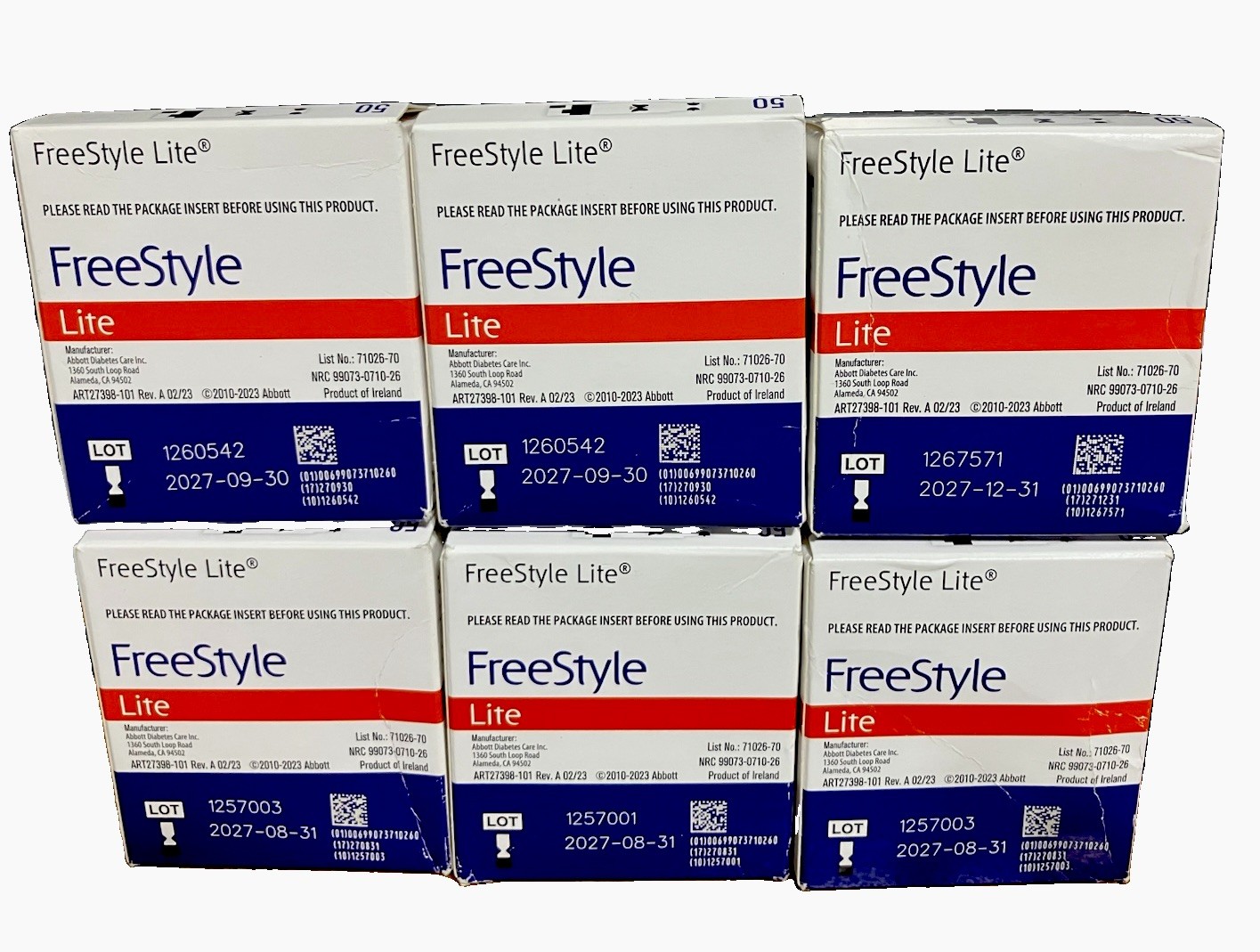 FreeStyles Lites Blood Glucose Diabetic Test Strips~*300~8/27~12/27~Same/Yellow FreeStyles Lites Blood Glucose Diabetic Test Strips~*300~8/27~12/27~Same/Yellow