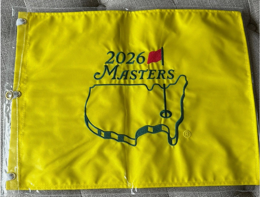2026 Masters Pin Flag Augusta National Golf Club