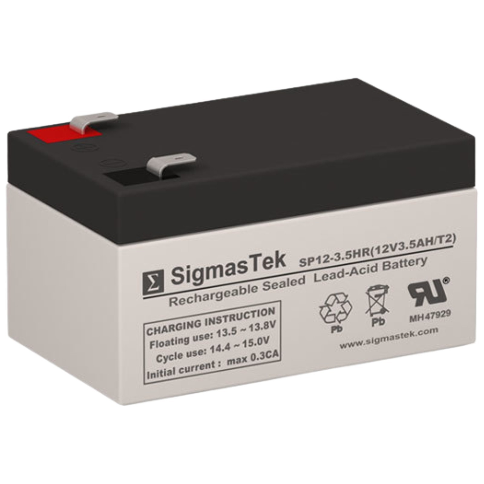 SP12-3.5 (T2) AGM Battery for APC BACK-UPS ES BE350G (12V 3.5AH) by SigmasTek