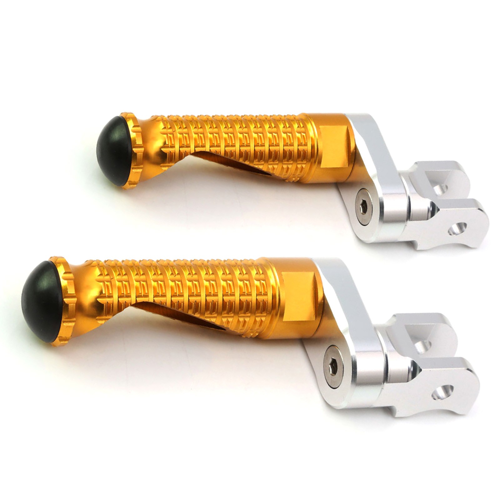 MPRO 1 inch Riser Gold Front Foot Pegs For Ducati Diavel 1260 S 19 20 21