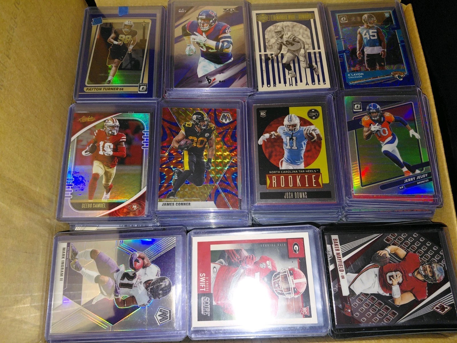 Huge Lot 965 Top-loaded Ultra Modern  Football Prizm Parallel Rcs Semi Stars FR7