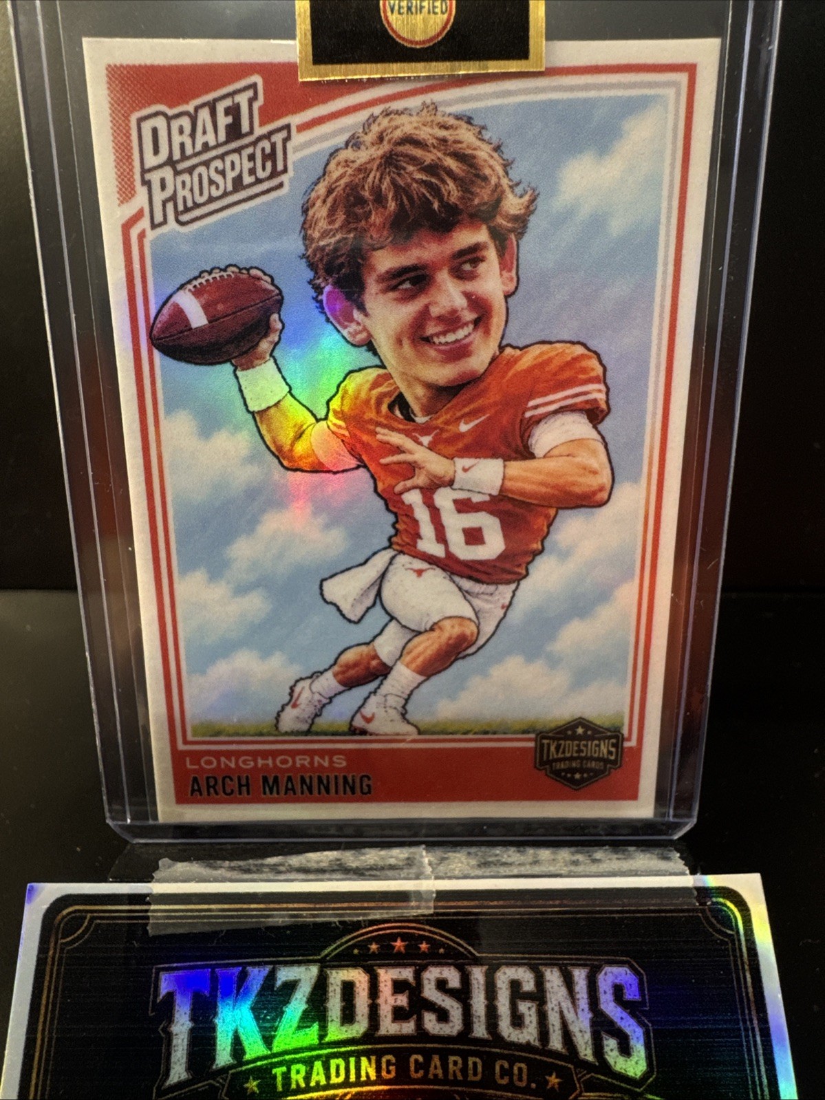 2026 Tkzdesigns Texas Longhorns Draft Prospect Arch Manning DP2 /50