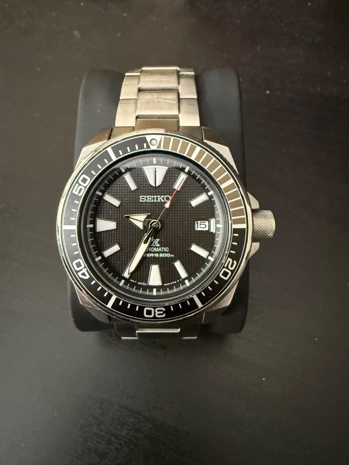 Seiko Prospex Men\'s Black Watch (Samurai) - SRPB51