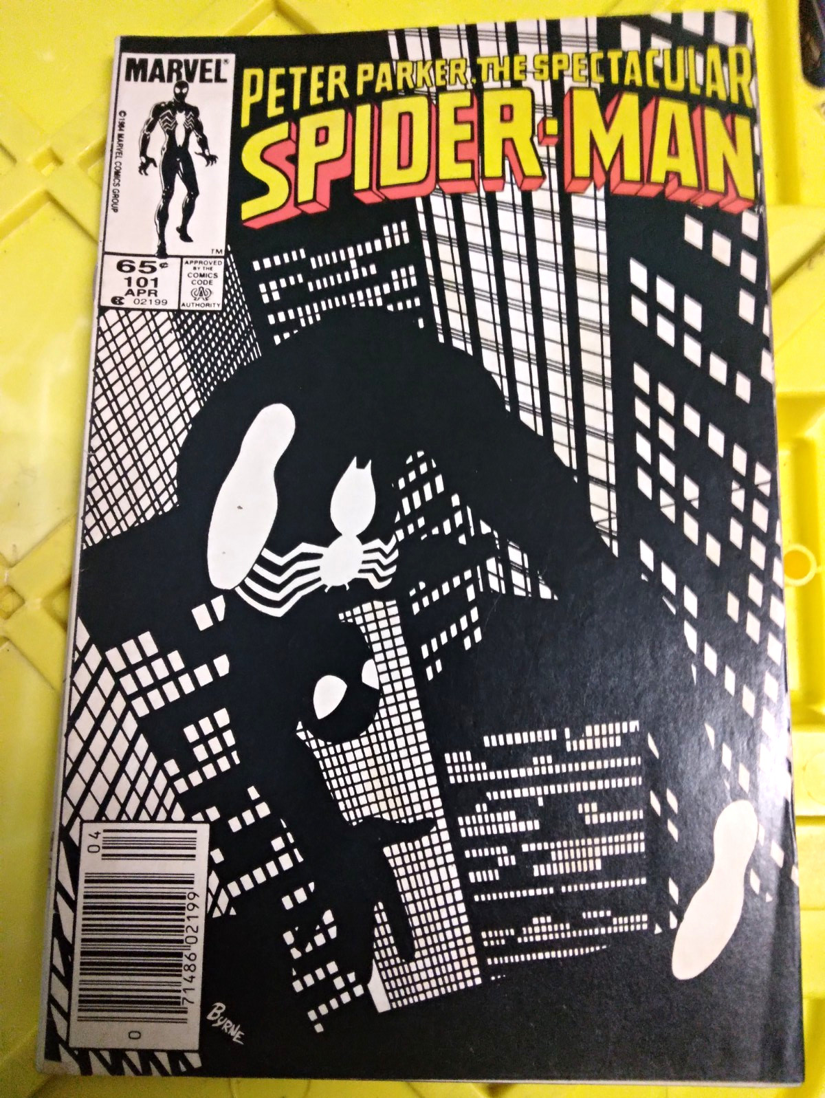 Marvel Peter Parker The Spectacular Spider-Man #101 1984 Spider-Man Byrne