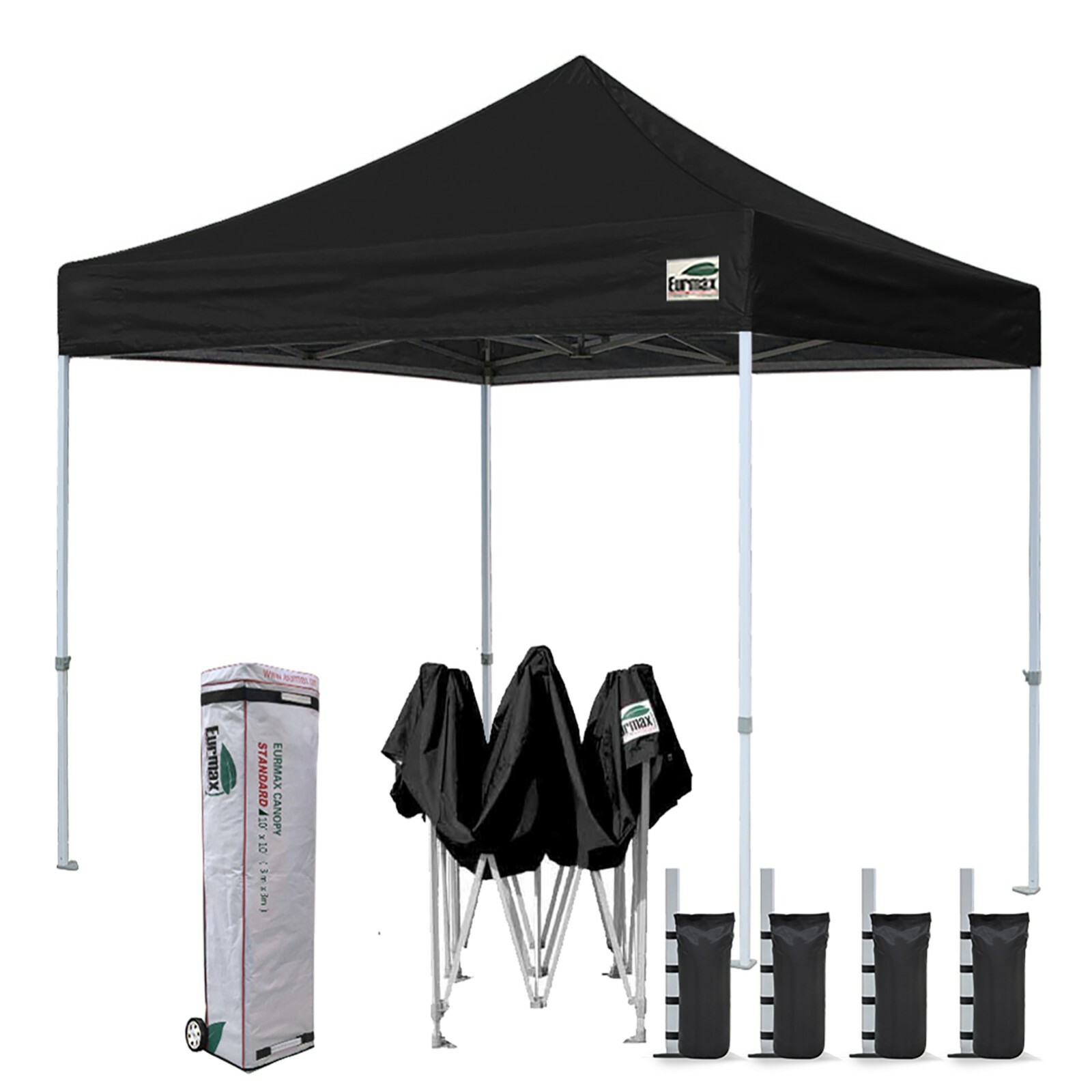 Eurmax 10x10 EZ Pop Up Canopy 10x10 Outdoor Party Camping Tent Instant Shade Eurmax 10x10 EZ Pop Up Canopy 10x10 Outdoor Party Camping Tent Instant Shade