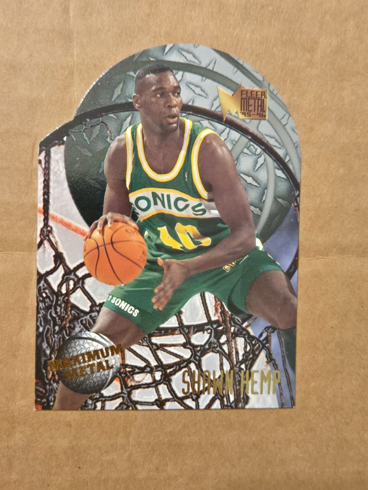 1995-96 Fleer Metal - Maximum Metal Shawn Kemp #5