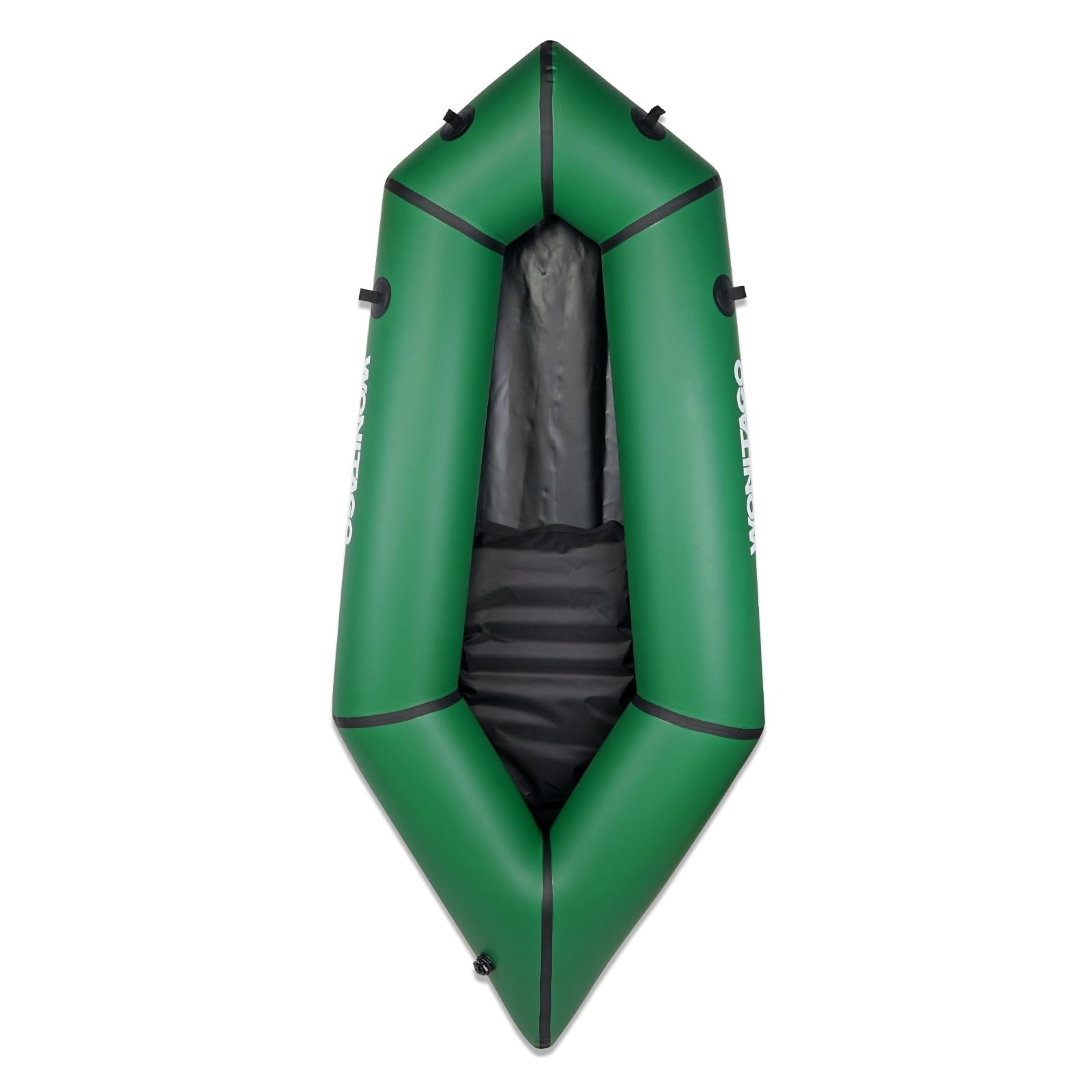 Packraft TPU Inflatable Travel Kayak with Soft Seat Lightweight Packrafts for...