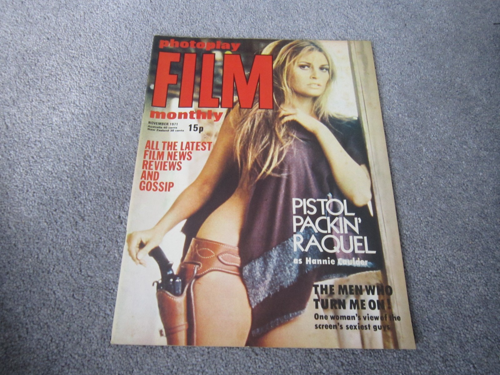 Photoplay magazine,November 1971,Raquel Welch as Hannie Caulder