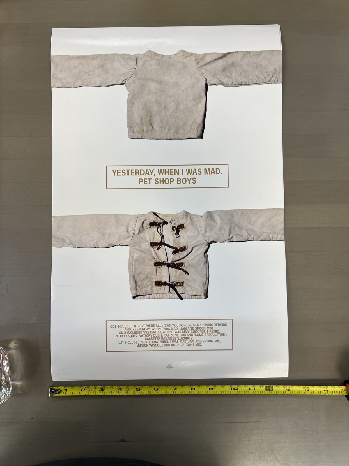 Pet Shop Boys Please Rare Original Promotional Only  Poster.  XLNT Condition