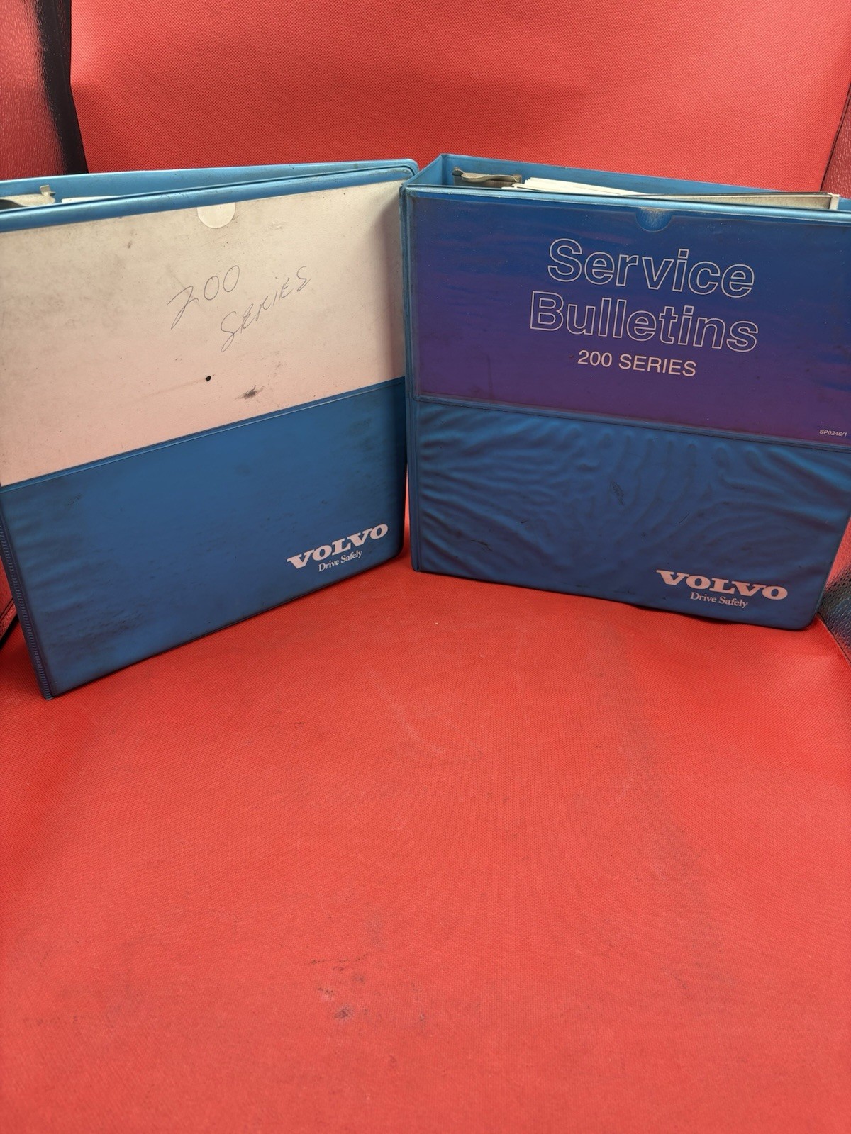 Vintage OEM Volvo 200 Series Service Bulletins 2 Binder Lot 240 260 Factory