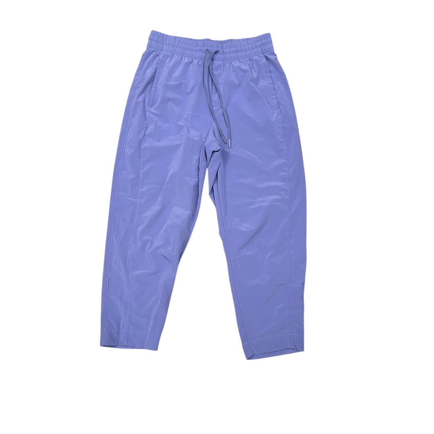 Athleta Women\'s Purple Elastic Waist Drawstring Crop Pants Size 6