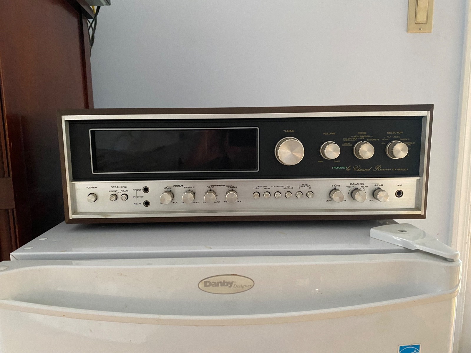 PIONEER QX-8000A STEREO/QUADROPHONIC AM/FM 250W RECEIVER 4 CHANNEL TESTED WORKS