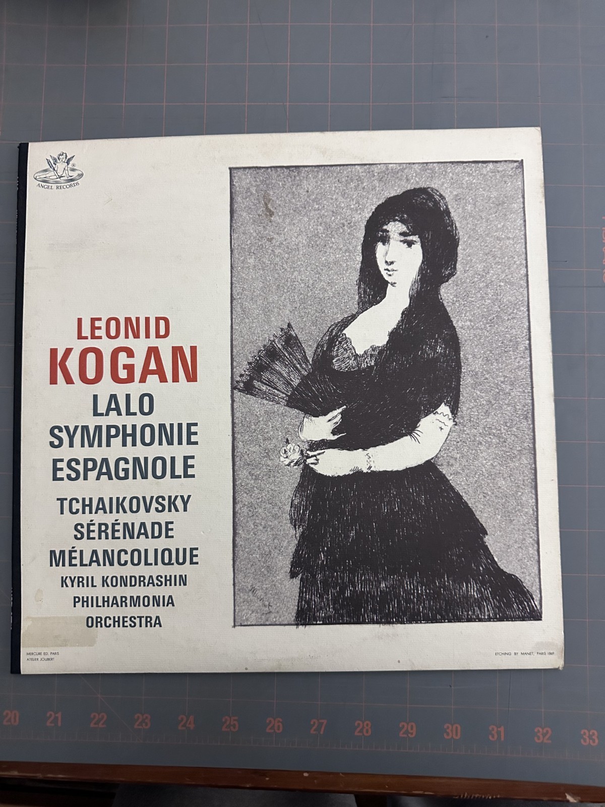 Leonid Kogan - LALO SYMPHONIE ESPAGNOLA - Angel Records (S-35721) LP 33 NM/NM