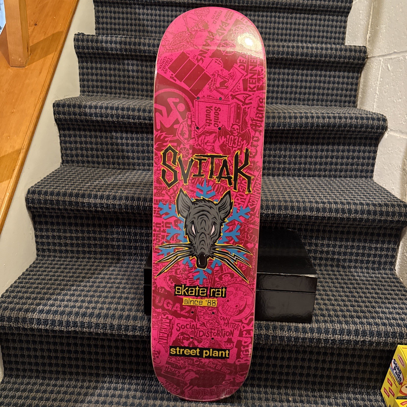 Street Plant Kristian Svitak Skateboard Deck, Skate Rat, Social D, Dead Ken (BX3