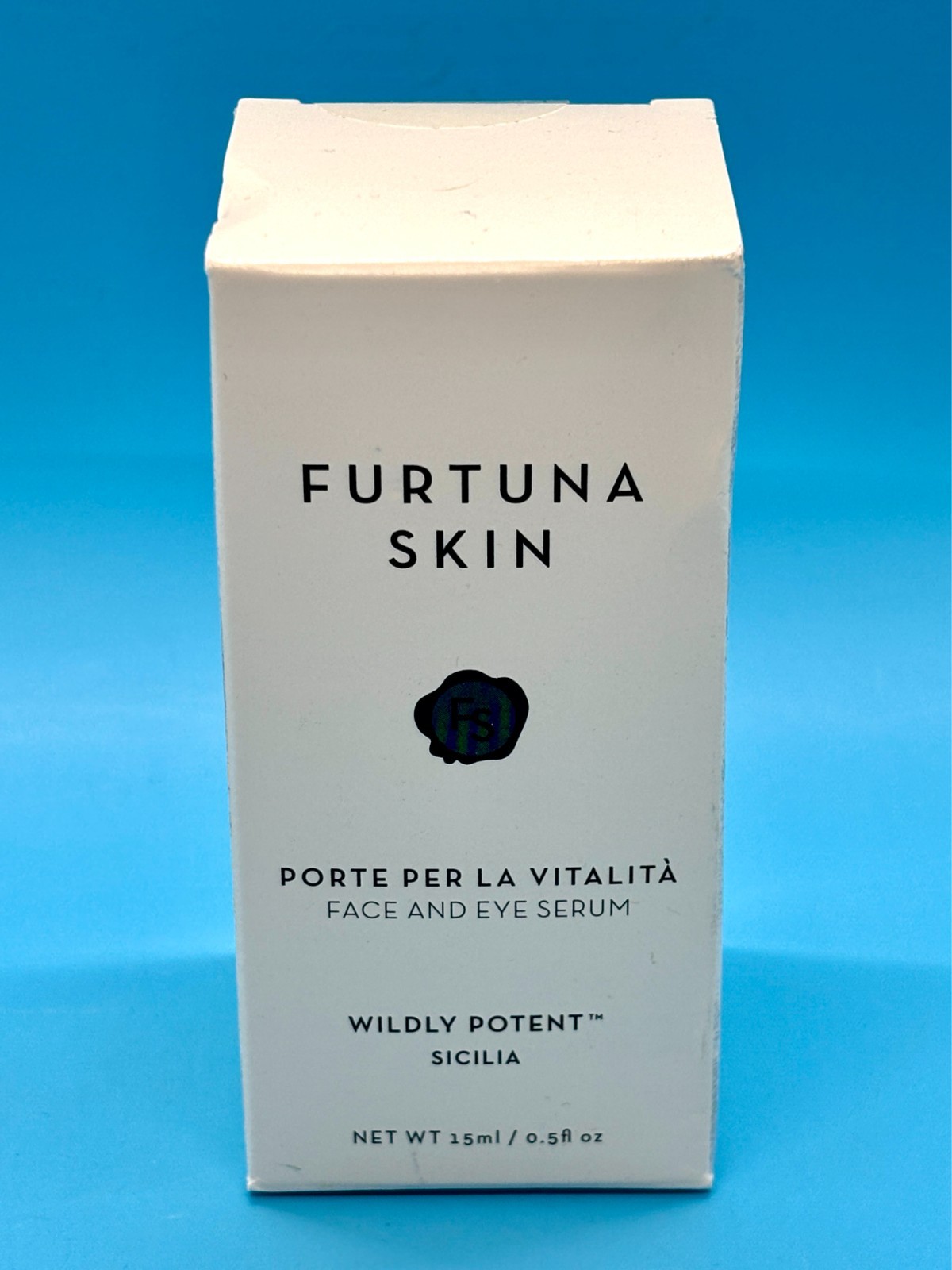 Furtuna Skin Face and Eye Serum Wildly Potent 15ml/0.5oz – New Sealed Box