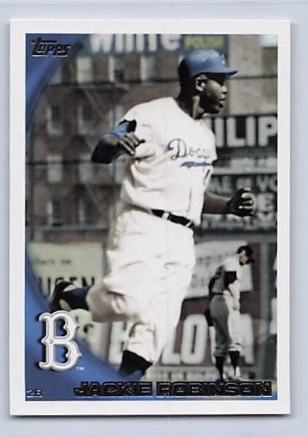 2010 Topps Legend Variation SP Legend Variation Jackie Robinson #85 HOF tp9
