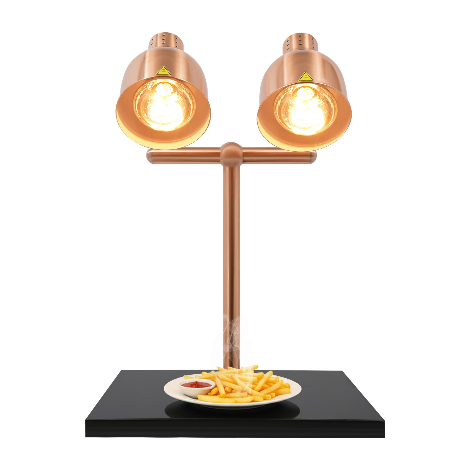 Commercial Dual Head Food Warming Lamp Electric Warming Lights for Food Service