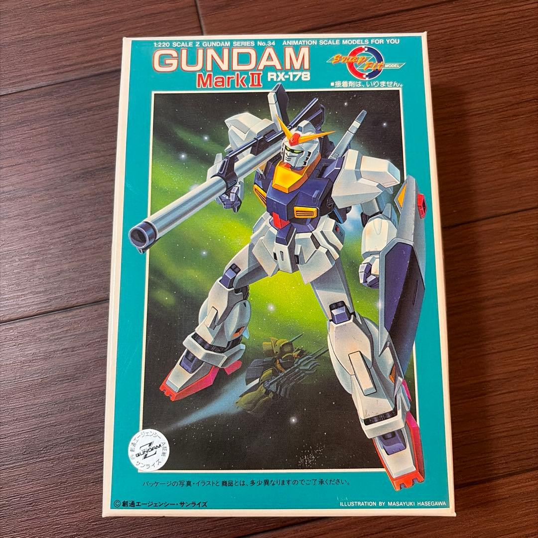 Gunpla RX-178 Gundam Mark II Z Gundam Vintage Model Kit Japan Rare HTF